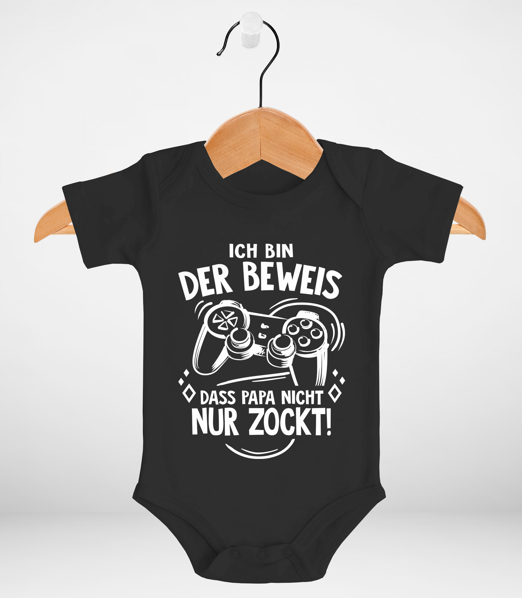 Ich Bin Der Beweis Dass Papa Nicht Nur Zockt Baby-Body