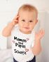 Baby Body mit Spruch Mamas/Papas Schatz mit Herzen Bio-Baumwolle Jungen & Mädchen MoonWorks®preview