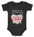 Baby Body mit Spruch Papa und ich sind uns einig Mama ist die Beste Herz Bio-Baumwolle Jungen & Mädchen MoonWorks®preview