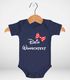 Baby Body mit Wunschtext bedrucken lassen eigene Worte eigener Text personaliert kurzarm Bio Baumwolle SpecialMe®preview