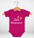 Baby Body mit Wunschtext bedrucken lassen eigene Worte eigener Text personaliert kurzarm Bio Baumwolle SpecialMe®preview