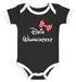 Baby Body mit Wunschtext bedrucken lassen eigene Worte eigener Text personaliert kurzarm Bio Baumwolle SpecialMe®preview