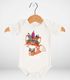 Baby Body Name personalisiert Boho Fuchs Tier-Motive Bedrucken kurzarm Bio Baumwolle SpecialMe®preview