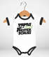 Baby Body Papas bester Schuss Pistole Laser Papa-Sprüche lustig Bio-Baumwolle Jungen & Mädchen MoonWorks®preview