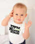 Baby Body Papas bester Schuss Pistole Laser Papa-Sprüche lustig Bio-Baumwolle Jungen & Mädchen MoonWorks®preview