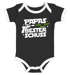 Baby Body Papas bester Schuss Pistole Laser Papa-Sprüche lustig Bio-Baumwolle Jungen & Mädchen MoonWorks®preview