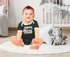 Baby Body Papas bester Schuss Pistole Laser Papa-Sprüche lustig Bio-Baumwolle Jungen & Mädchen MoonWorks®preview