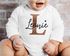Baby Body personalisiert mit Namen und Herz Monogramm Initale Wunschname Geschenk Geburt Geburtstag Bio-Baumwolle SpecialMe®preview