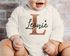 Baby Body personalisiert mit Namen und Herz Monogramm Initale Wunschname Geschenk Geburt Geburtstag Bio-Baumwolle SpecialMe®preview