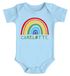 Baby Body personalisiert Name Regenbogen Motiv Geschenk Geburtstag Geburt Jungen Mädchen Bio-Baumwolle SpecialMe®preview