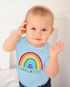 Baby Body personalisiert Name Regenbogen Motiv Geschenk Geburtstag Geburt Jungen Mädchen Bio-Baumwolle SpecialMe®preview