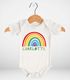 Baby Body personalisiert Name Regenbogen Motiv Geschenk Geburtstag Geburt Jungen Mädchen Bio-Baumwolle SpecialMe®preview