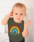 Baby Body personalisiert Name Regenbogen Motiv Geschenk Geburtstag Geburt Jungen Mädchen Bio-Baumwolle SpecialMe®preview