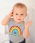 Baby Body personalisiert Name Regenbogen Motiv Geschenk Geburtstag Geburt Jungen Mädchen Bio-Baumwolle SpecialMe®preview