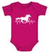 Baby Body Pferd Motiv Reiten Geschenk für Mädchen Pferde Tiermotiv Bio-Baumwolle Mädchen MoonWorks®preview