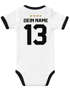 Baby Body Weltmeisterschaft 2026 WM Outfit Trikotstyle Baumwolle Fußballgeschenk Jungen Mädchen MoonWorks®preview