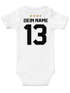 Baby Body Weltmeisterschaft 2026 WM Outfit Trikotstyle Baumwolle Fußballgeschenk Jungen Mädchen MoonWorks®preview
