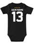 Baby Body Weltmeisterschaft 2026 WM Outfit Trikotstyle Baumwolle Fußballgeschenk Jungen Mädchen MoonWorks®preview