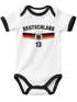 Baby Body WM 2026 Outfit Trikotstyle Weltmeisterschaft Outfit Trikotstyle Fußballgeschenk Jungen Mädchen Baumwolle MoonWorks®preview