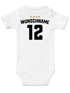 Baby Body WM 2026 Weltmeisterschaft Outfit Trikotstyle Baumwolle Fußballgeschenk Jungen Mädchen MoonWorks®preview