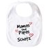 Baby Lätzchen mit Spruch Mamas/Papas Schatz Herz-Motive Baumwolle Junge/Mädchen SpecialMe®preview