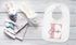 Baby Lätzchen personalisiert mit Namen Monogramm Anfangsbuchstabe Design Pastellfarben Baumwolle Junge/Mädchen SpecialMe®preview