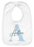 Baby Lätzchen personalisiert mit Namen Monogramm Anfangsbuchstabe Design Pastellfarben Baumwolle Junge/Mädchen SpecialMe®preview