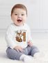 Baby Langarm-Shirt 1. Geburtstag Fuchs Bin jetzt 1 Tiermotive Fox Geburtstagsshirt Bio-Baumwolle Junge/Mädchen MoonWorks®preview