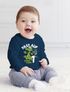 Baby Langarm-Shirt 1. Geburtstag Krokodil Drache Pass auf Welt bin schon 1 Geburtstagsshirt Bio-Baumwolle Junge/Mädchen MoonWorks®preview