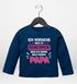 Baby Langarm-Shirt bedruckt mit Spruch Ich versuche mich zu benehmen witzige Sprüche  Jungen Mädchen Shirt Moonworks®preview