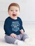 Baby Langarm-Shirt Mein gutes Aussehen hab ich von meiner Tante / meinem Onkel lustige Sprüche Babyshirt Jungen Mädchen Moonworks®preview