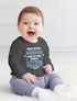 Baby Langarm-Shirt Mein gutes Aussehen hab ich von meiner Tante / meinem Onkel lustige Sprüche Babyshirt Jungen Mädchen Moonworks®preview