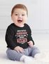 Baby Langarm-Shirt Mein gutes Aussehen hab ich von meiner Tante / meinem Onkel lustige Sprüche Babyshirt Jungen Mädchen Moonworks®preview