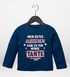 Baby Langarm-Shirt Mein gutes Aussehen hab ich von meiner Tante / meinem Onkel lustige Sprüche Babyshirt Jungen Mädchen Moonworks®preview