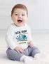 Baby Langarm-Shirt mit Namen und Zahl 1 / 2 Geschenk zum Geburtstag Dinosaurier Dino für Jungen SpecialMe®preview