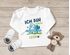 Baby Langarm-Shirt mit Namen und Zahl 1 / 2 Geschenk zum Geburtstag Dinosaurier Dino für Jungen SpecialMe®preview