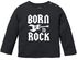 Baby Langarmshirt Babyshirt Born to Rock Hardrock Heavy Metal Jungen Mädchen Shirt Moonworks®preview