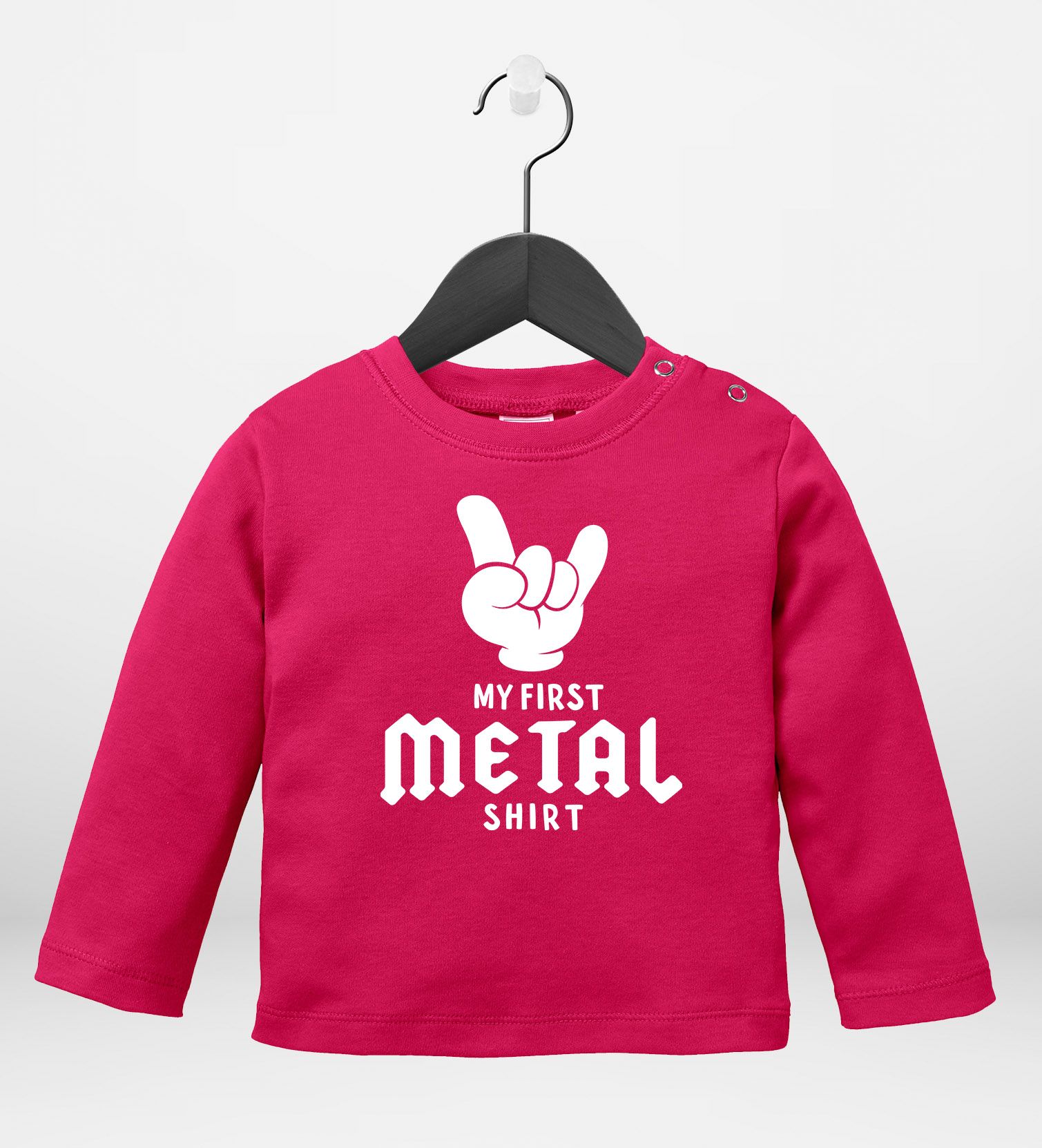 Baby Langarmshirt Babyshirt BABY Hardrock Heavy Metal Jungen Mädchen Shirt