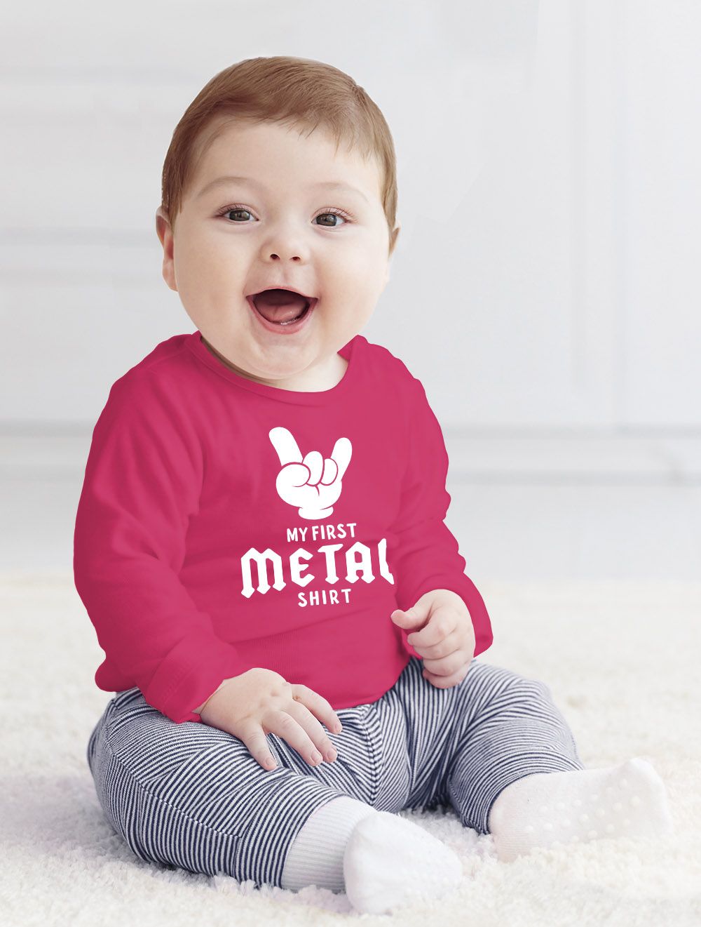 my first metal shirt baby