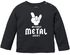 Baby Langarmshirt Babyshirt My First Metal Shirt Hardrock Heavy Metal Jungen Mädchen Shirt Moonworks®preview