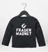 Baby Langarmshirt Frauenmagnet, lustiges Geschenk für kleine Jungs Babyshirt Jungen Shirt Moonworks®preview