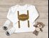 Baby Langarmshirt für das Oktoberfest mit Lederhose und Schatzerl, Lausbub oder eigenem Namen Babyshirt Jungen & Mädchen Shirt Moonworks®preview