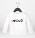 Baby Langarmshirt  I love Mom Geschenk Mama Muttertag Geburtstag Jungen Mädchen Bio-Baumwolle SpecialMe®preview