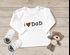 Baby Langarmshirt  I love Mom Geschenk Mama Muttertag Geburtstag Jungen Mädchen Bio-Baumwolle SpecialMe®preview