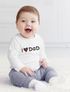 Baby Langarmshirt  I love Mom Geschenk Mama Muttertag Geburtstag Jungen Mädchen Bio-Baumwolle SpecialMe®preview