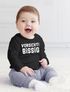 Baby Langarmshirt lustiger Spruch Vorsicht bissig witzige Geschenke Babyshirt Jungen Mädchen Shirt Moonworks®preview