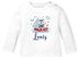 Baby Langarmshirt mit Name Bär Boot Segelboot Aufdruck Motiv personalisierte Geschenke Junge Mädchen Bio-Baumwolle SpecialMe®preview