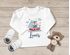 Baby Langarmshirt mit Name Bär Boot Segelboot Aufdruck Motiv personalisierte Geschenke Junge Mädchen Bio-Baumwolle SpecialMe®preview