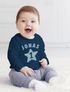 Baby Langarmshirt mit Name und Zahl 1 zum ersten Geburtstag Motiv Stern Geburtstagsshirt Junge/Mädchen SpecialMe®preview