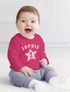 Baby Langarmshirt mit Name und Zahl 1 zum ersten Geburtstag Motiv Stern Geburtstagsshirt Junge/Mädchen SpecialMe®preview